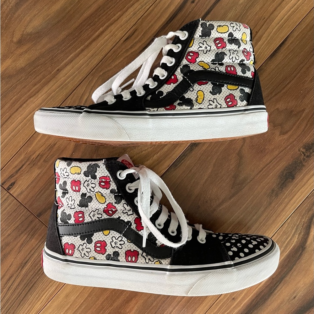Custom Disney high top Vans